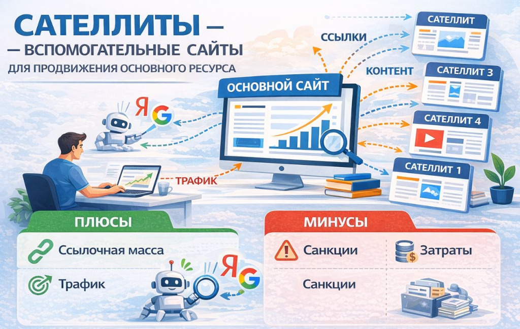 схема работы саттелитов схема работы саттелитов